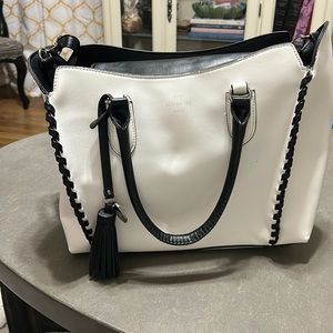 Black and white London Fog bag